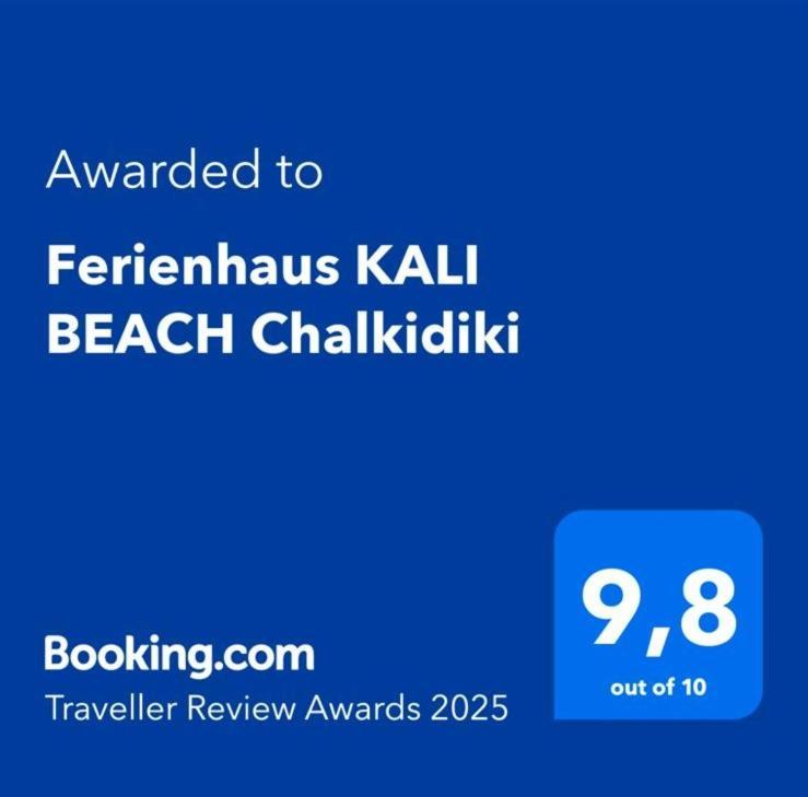 Ferienhaus Kali Beach Chalkidiki Nea Kallikrateia Ngoại thất bức ảnh